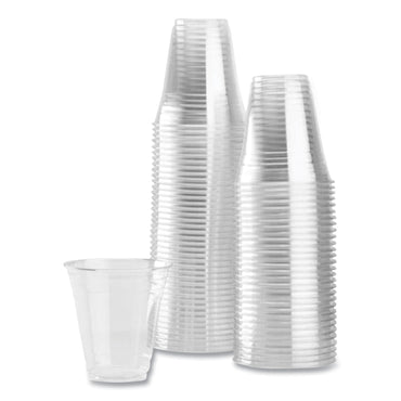 Karat PET Plastic Cups, 98 mm Rim Diameter, 12 oz, Clear, 1,000/Carton (KRTCKC12)