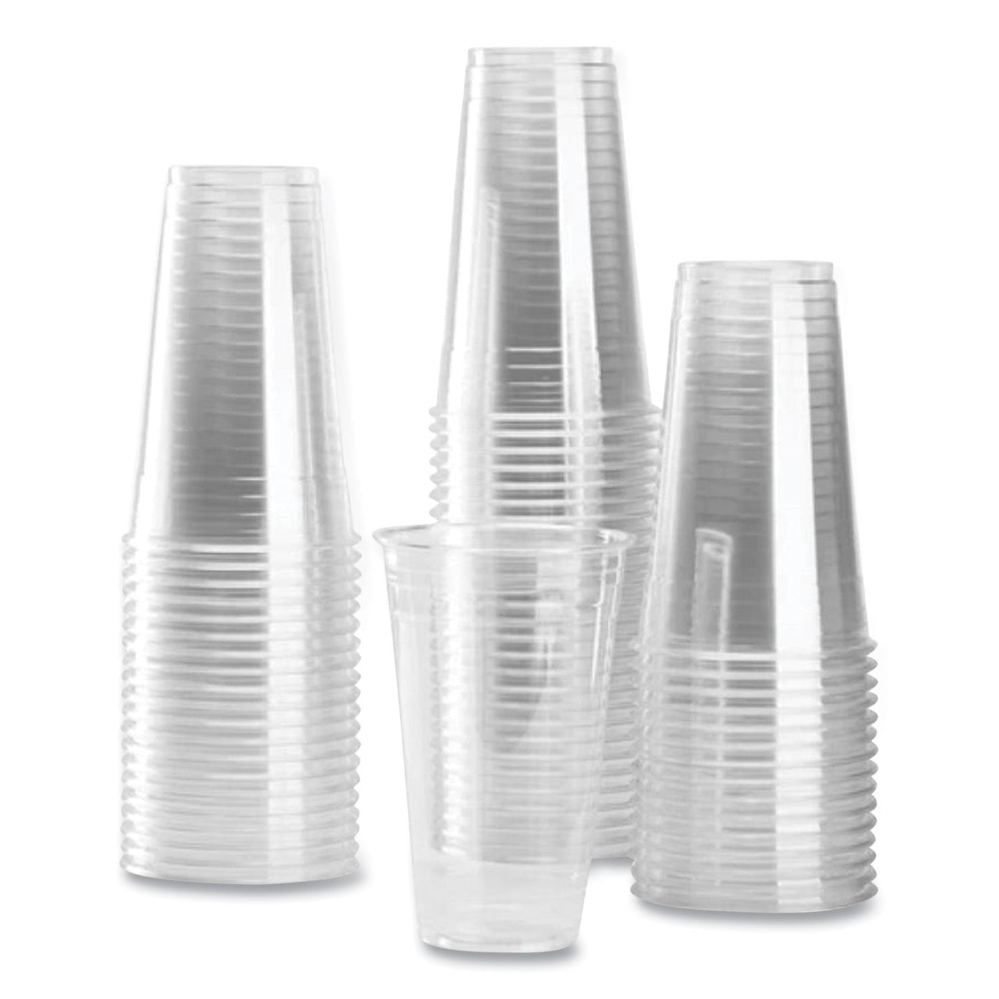 Karat PET Plastic Cups, 24 oz, Clear, 600/Carton (KRTCKC24)