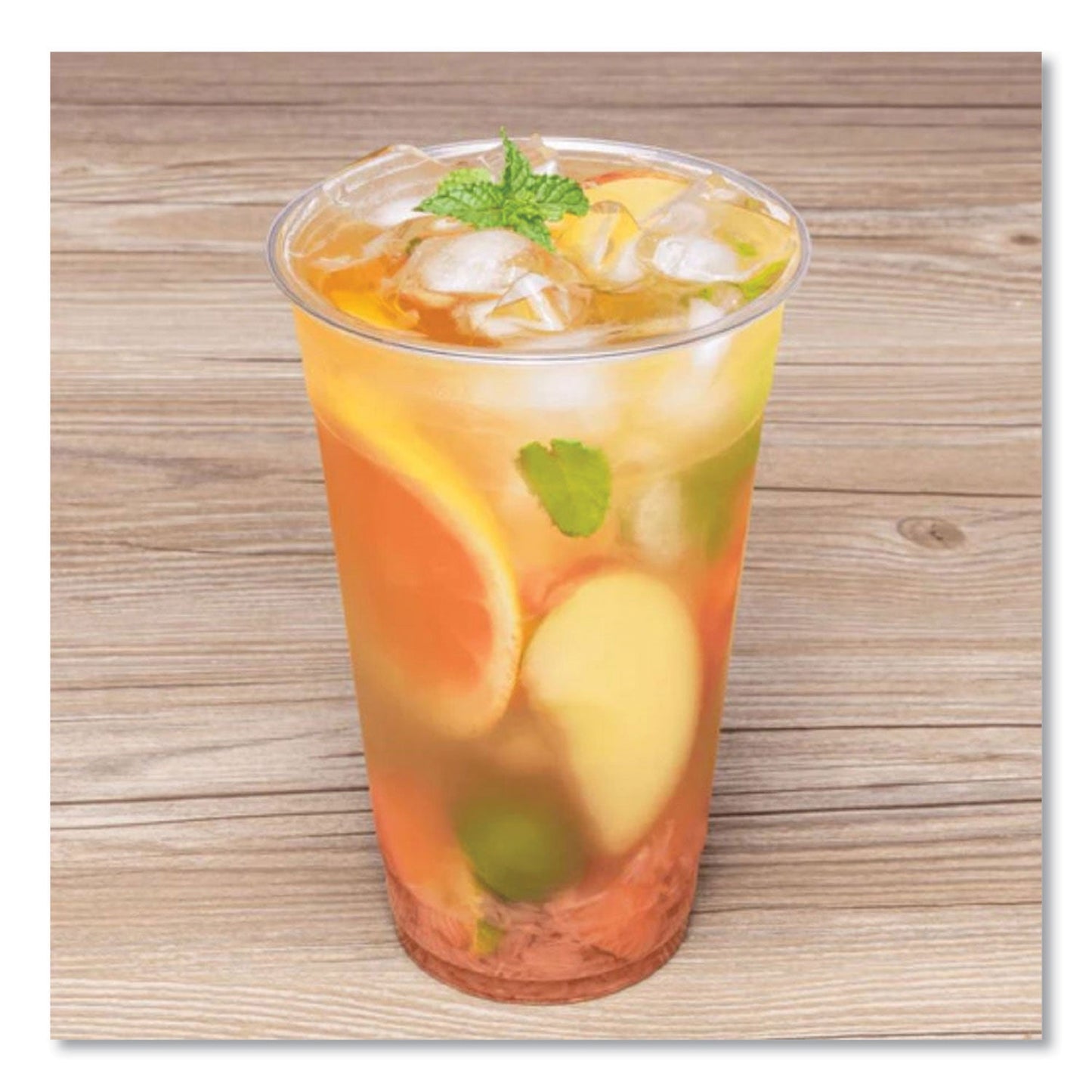 Karat PET Plastic Cups, 24 oz, Clear, 600/Carton (KRTCKC24)