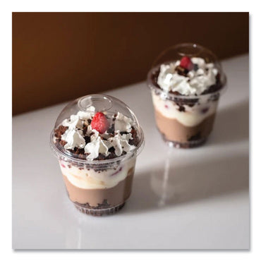 Karat PET Lids, Fits 12 oz to 24 oz Cold Cups, No Hole Dome Lid,,Clear, 1,000/Carton (KRTCKDL626NH)