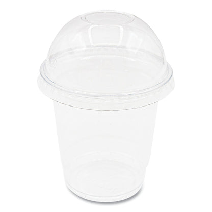 Karat PET Lids, Fits 8 oz to 10 oz Cold Cups, Dome Lid, Clear, 1,000/Carton (KRTCKDL78)
