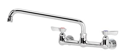 Krowne 12-812L Silver Series 8 Center Wall Mount Faucet (KRW12-812L)