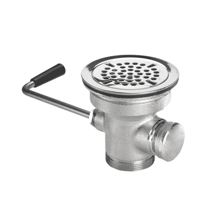 Krowne 22-204 3-1/2 Twist Waste Drain With 1-1/4 Overf (KRW22-204)