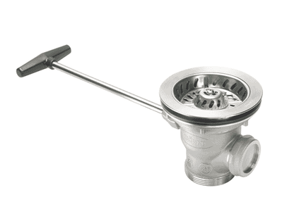 Krowne 22-800 Rotary Waste Drain, 1-1/4" Overflow Outl (KRW22-800)