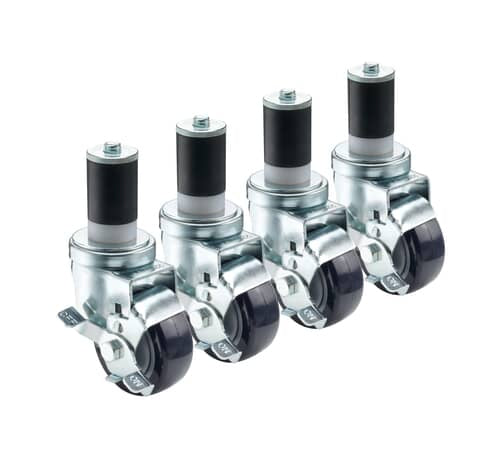 Krowne 28-118S Set Of 1 1/2" Stem Worktable Caster With (KRW28-118S)