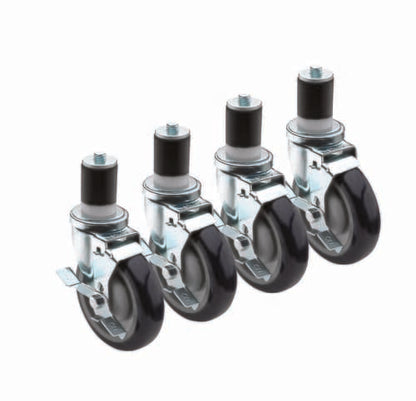 Krowne 28-129S 1-5/8 Stem Caster With 5 Wheel (Set Of 4 (KRW28-129S)