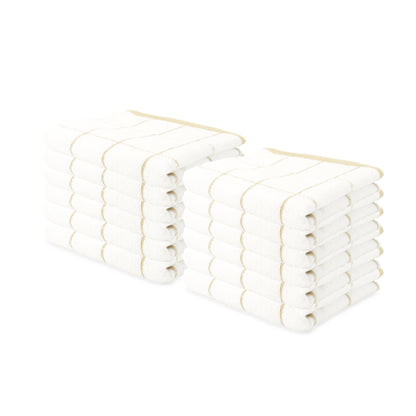 Hospeco® Cooks Linen Kitchen Towel 15x25 Tan, 12/Pack (HOSKT-TAN)