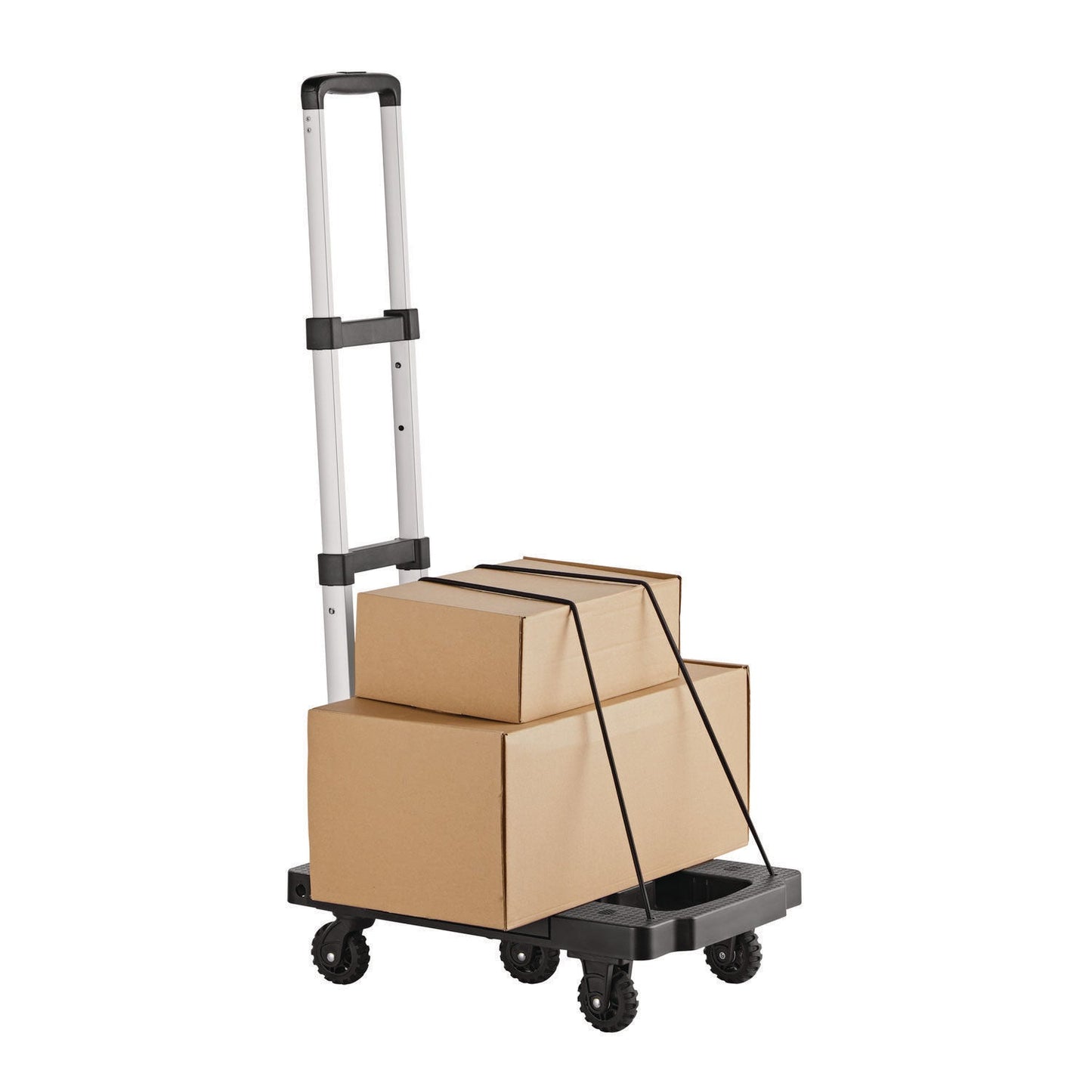 Kantek Handcart, 250 lb Capacity, 19.3 x 14.6 x 38, Black (KTKLGLC250)