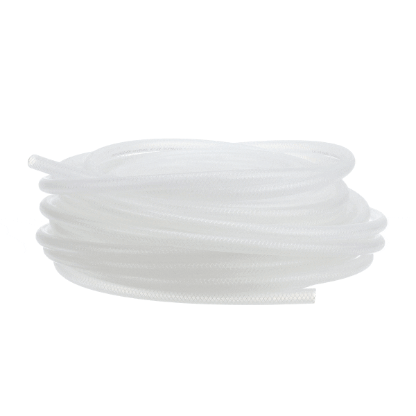 Lancer LAN172-06100-77 Hose, Poly-Reinforced, Bev-Flex Series, 3/8 inches, White, 100Ft (LAN172-06100-77)