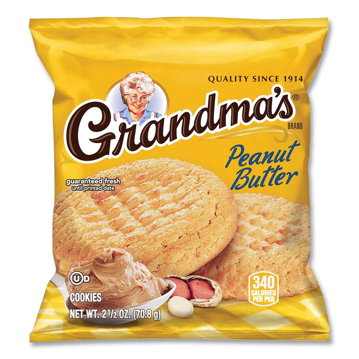 Grandma's Cookies Variety Tray, Assorted Flavors,  (6) 3.25 oz,  (26) 2.5 oz, 32 Bags/Carton (LAY73977)