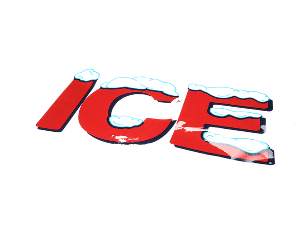 Leer 1070074 Decal Ice, Red With Snow Cap ( (LEER1070074)