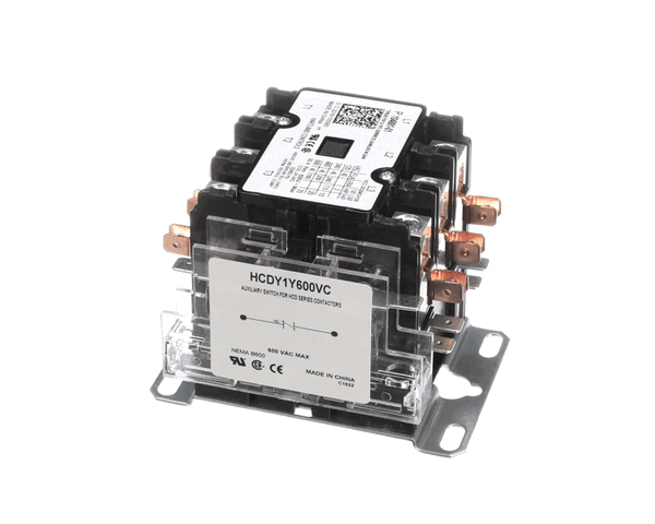 Lennox 14Y94 Contactor, 3 Pole with Auxiliary Contact, 40A, 24VAC 50/60HX Coil (LEN14Y94)