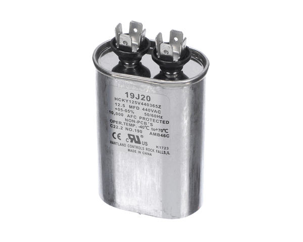 Lennox 19J20 Capacitor 12.5Fd@440V Oval (LEN19J20)