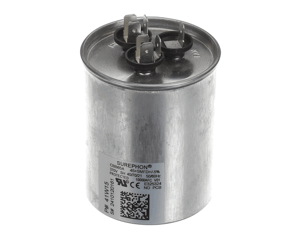 Lennox 41W15 45/5Mfd 370V Rnd Run Capacitor (LEN41W15)