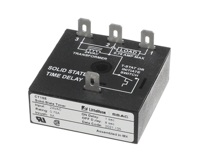 Lennox 54G57 Timer Delay Relay, On 1 Sec, Off 8 Sec, (LEN54G57)