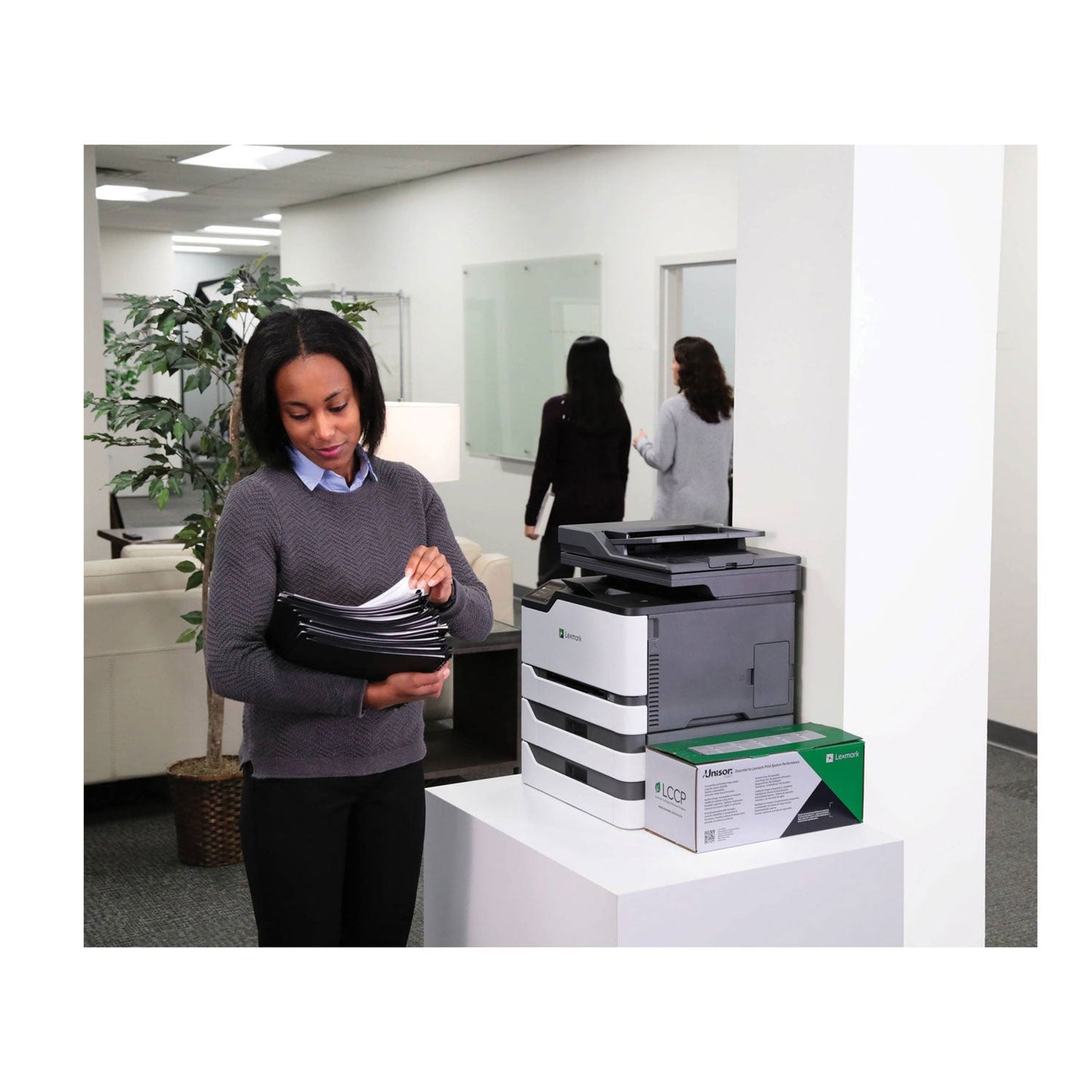 Lexmark 58D0U0G Ultra High-Yield Toner, 55,000 Page-Yield, Black (LEX58D0U0G)