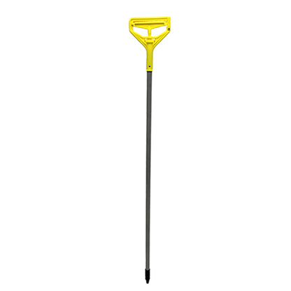 Impact® Quick Change Side Gate Mop Handle, 54 Inch, Fiberglass, Yellow/Gray, 12/Case (IMPLFIN54)