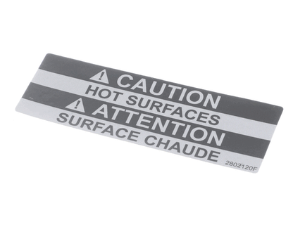 Lincoln 369668 Label Caution Hot (LIN369668)