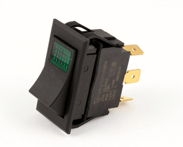 Lincoln LIN369805 Rocker Switch, Green Lighted replacement 421967 (LIN369805)