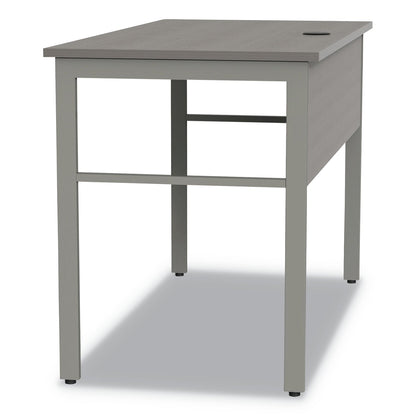 Linea Italia Urban Desk Workstation, 47.25w x 23.75d x 29.5h, Ash (LITUR600ASH)