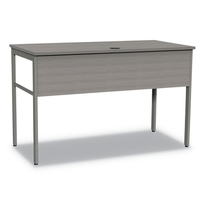 Linea Italia Urban Desk Workstation, 47.25w x 23.75d x 29.5h, Ash (LITUR600ASH)