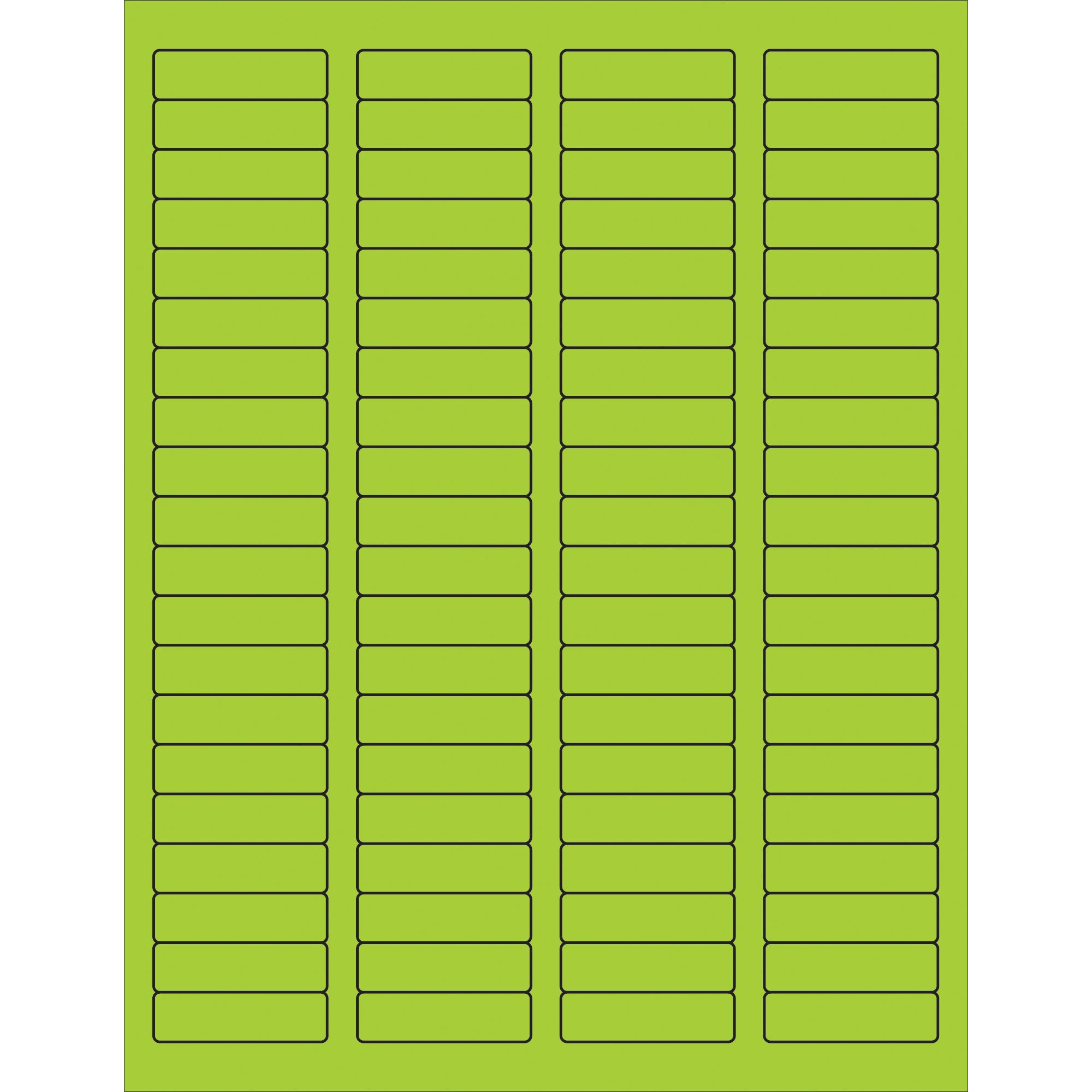 tape-logic-r-1-3-4-x-1-2-fluorescent-green-rectangle-laser-labels-ll170gn_1