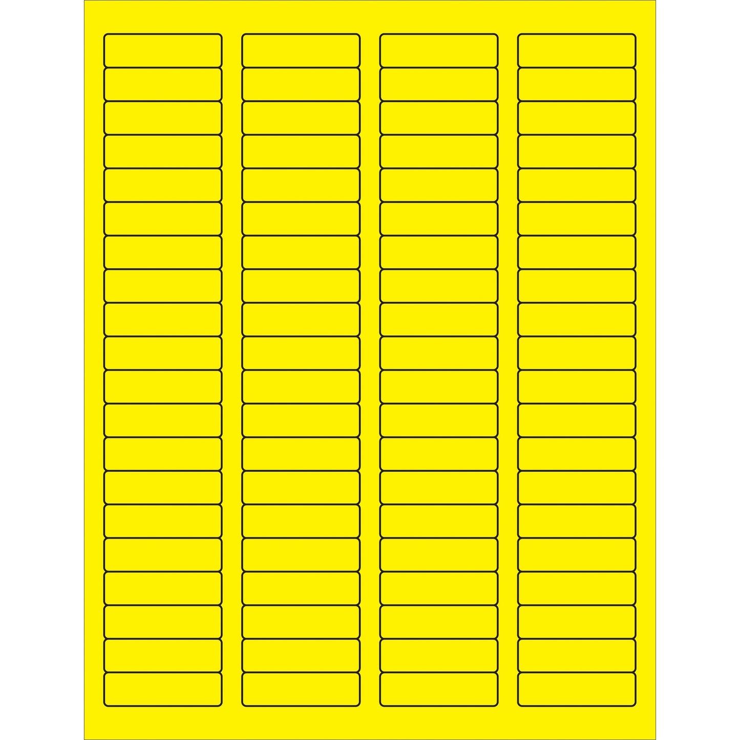 tape-logic-r-1-3-4-x-1-2-fluorescent-yellow-rectangle-laser-labels-ll170ye_1