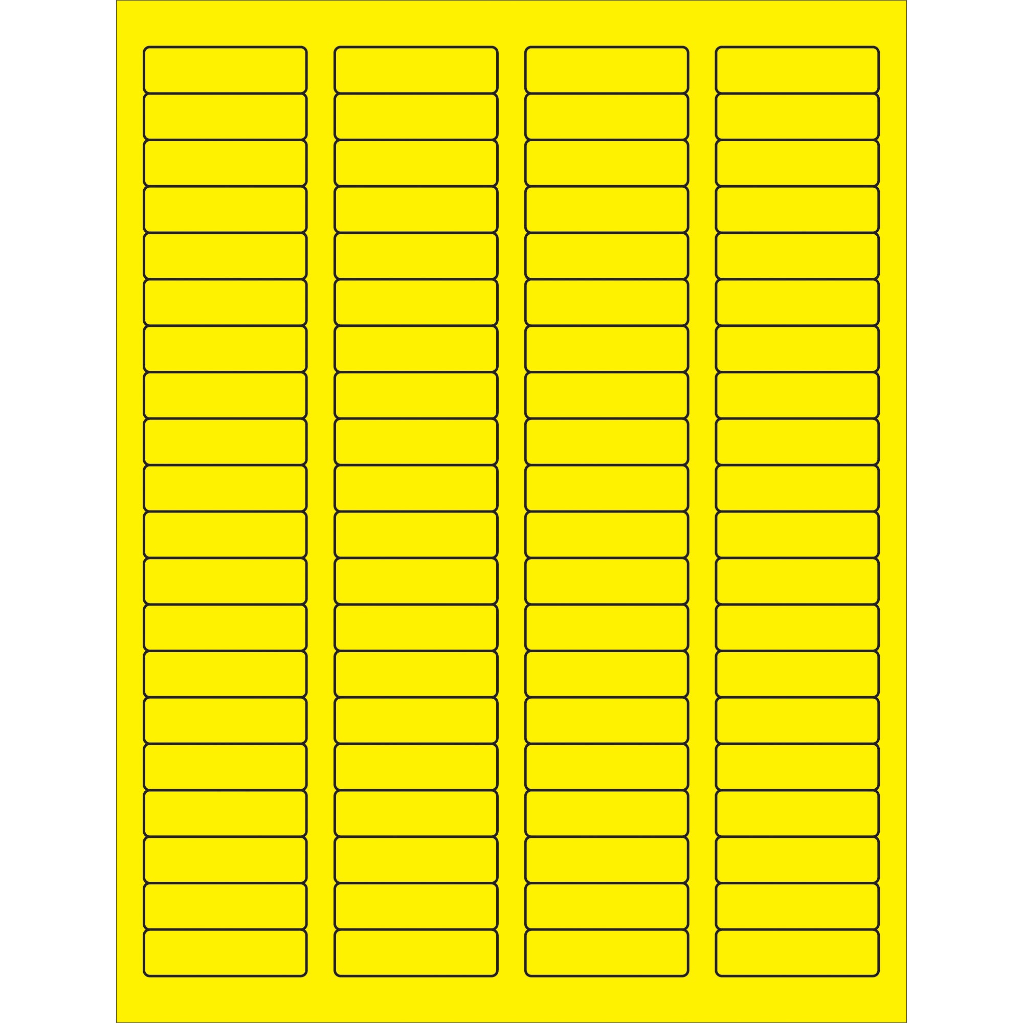 tape-logic-r-1-3-4-x-1-2-fluorescent-yellow-rectangle-laser-labels-ll170ye_1