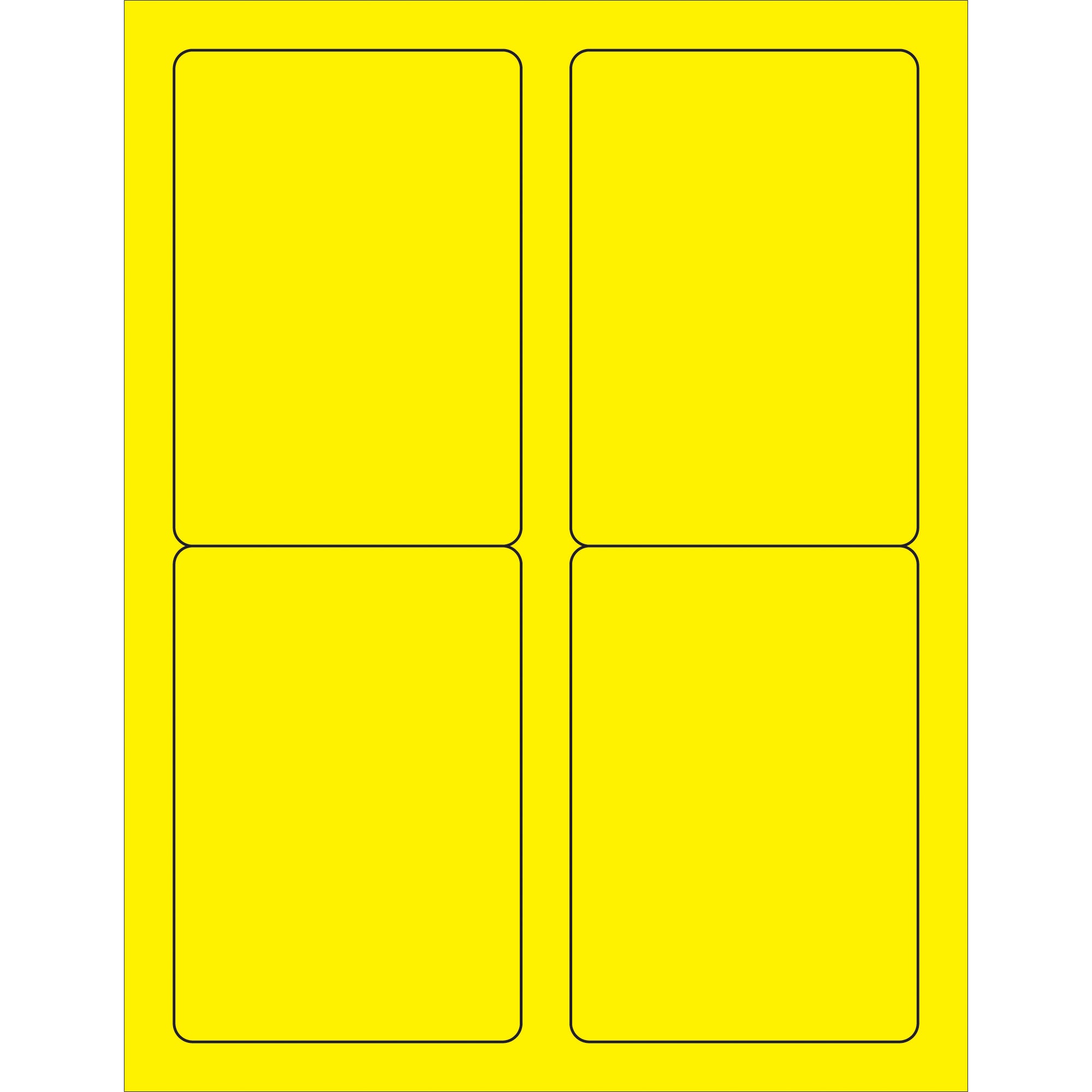 tape-logic-r-3-1-2-x-5-fluorescent-yellow-rectangle-laser-labels-ll176ye_1