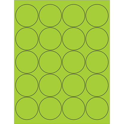 tape-logic-r-2-fluorescent-green-circle-laser-labels-ll197gn_1