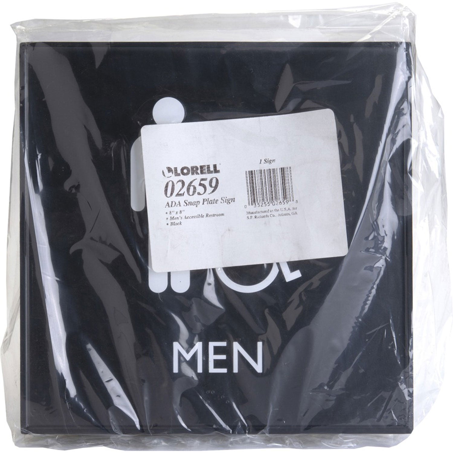 lorell-restroom-sign-1-each-men-print-message-8-x-8-height-square-shape-easy-readability-injection-molded-plastic-black-llr02659_4