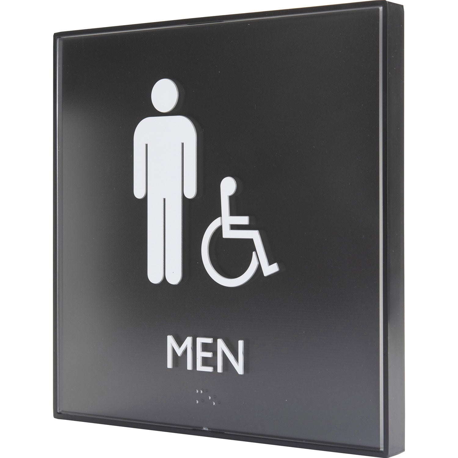 lorell-restroom-sign-1-each-men-print-message-8-x-8-height-square-shape-easy-readability-injection-molded-plastic-black-llr02659_5