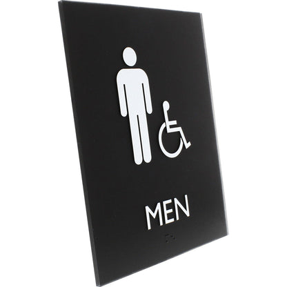 lorell-restroom-sign-1-each-men-print-message-6-4-x-8-5-height-rectangular-shape-easy-readability-braille-plastic-black-llr02668_3