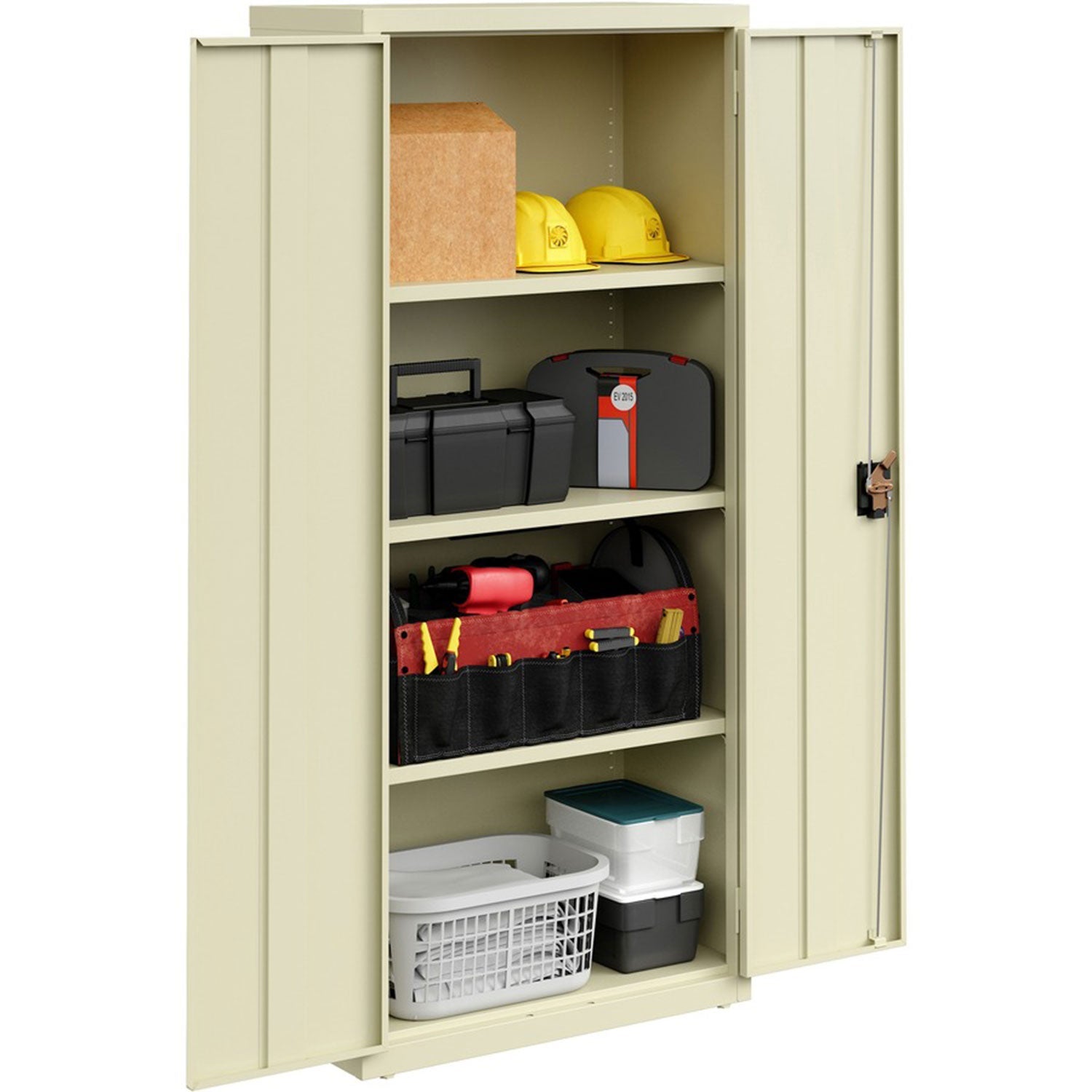 lorell-slimline-storage-cabinet-30-x-42-x-66-4-x-shelfves-720-lb-load-capacity-durable-welded-nonporous-surface-recessed-handle-removable-lock-locking-system-baked-enamel-recycled-llr69830pty_2