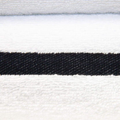 Hospeco® Las Rayas Beach Towel 30x60 Dark Grey, 4/Pack (HOSBT-HS3060-15DG)