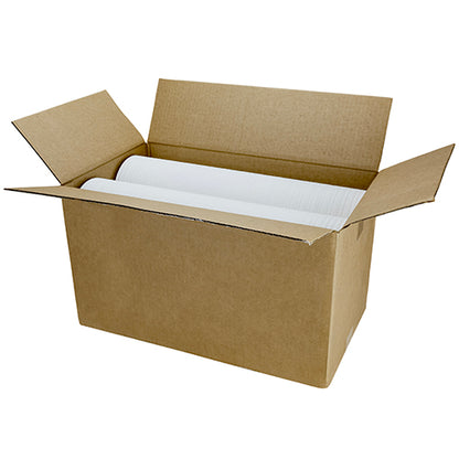 Non-Branded E25 Economy Series Scrim Wipers, White, 19.5"x275', Continuous Roll, 4 Rolls/Case (HOSM-C2377)