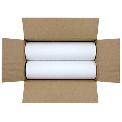 Non-Branded E25 Economy Series Scrim Wipers, White, 19.5"x275', Continuous Roll, 4 Rolls/Case (HOSM-C2377)