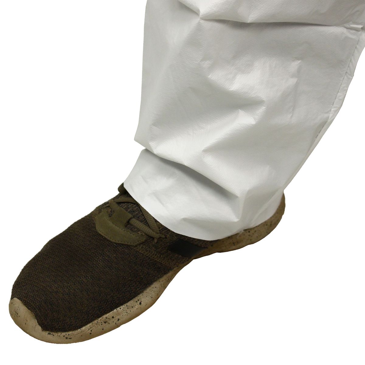Safety Zone® ProMax® Coveralls w/ Zip Front, Open Wrists & Ankles, White, 25/Case, Large (SZNM1012-L)