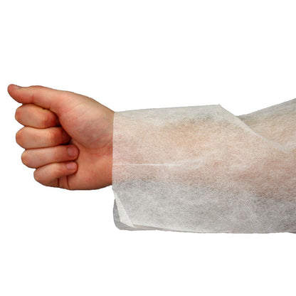 Safety Zone® PolyLite® Lab Coat w/ No Pockets, Snap Front & Open Wrists, White, 30/Case, X-Large (SZNM1710-XL)