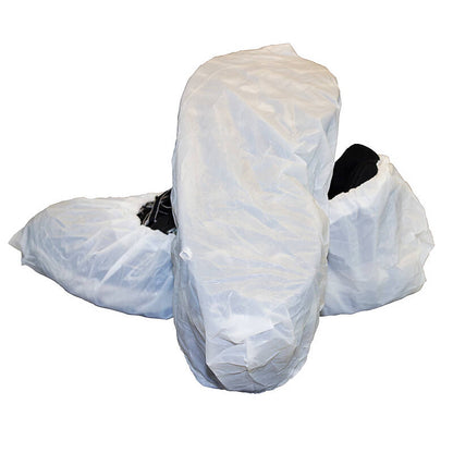 Safety Zone® ProGuard® CPE Embossed Shoe Covers, White, 100/Bag, 3 Bags/Case, Large/14" (SZNM2004W-CPE-L)