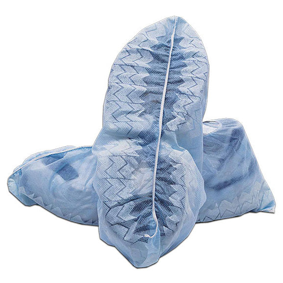 Safety Zone® PolyLite® Polypropylene Non-Skid Shoe Covers, Blue, 100/Bag, 3 Bags/Case, X-Large (SZNM21BSZ-300-XL)