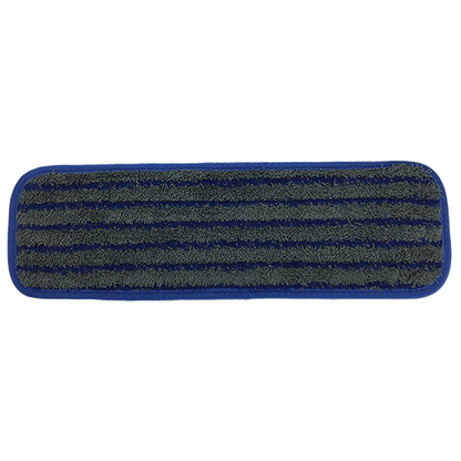 Hospeco® Horizontal Stripe Scrubbing Mop, Blue/Gray Stripe, 120/Case (M400018-G/B-CS)