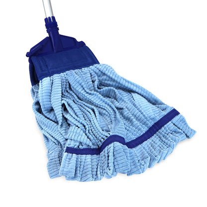 Hospeco® Microfiber Tube Mop, 14oz Blue, 12/Case (HOSM600014B-CS)