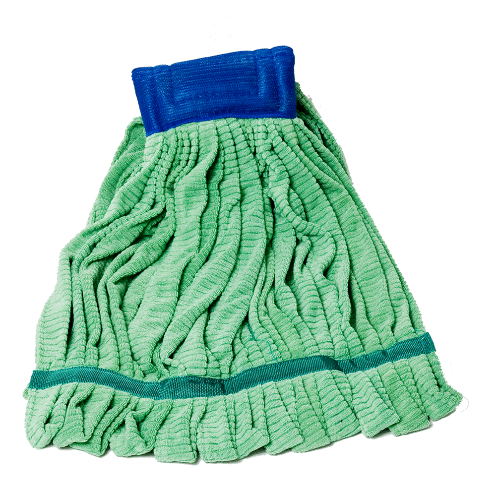 Hospeco® Microfiber Tube Mop, 14oz Green, 12/Case (HOSM600014G-CS)