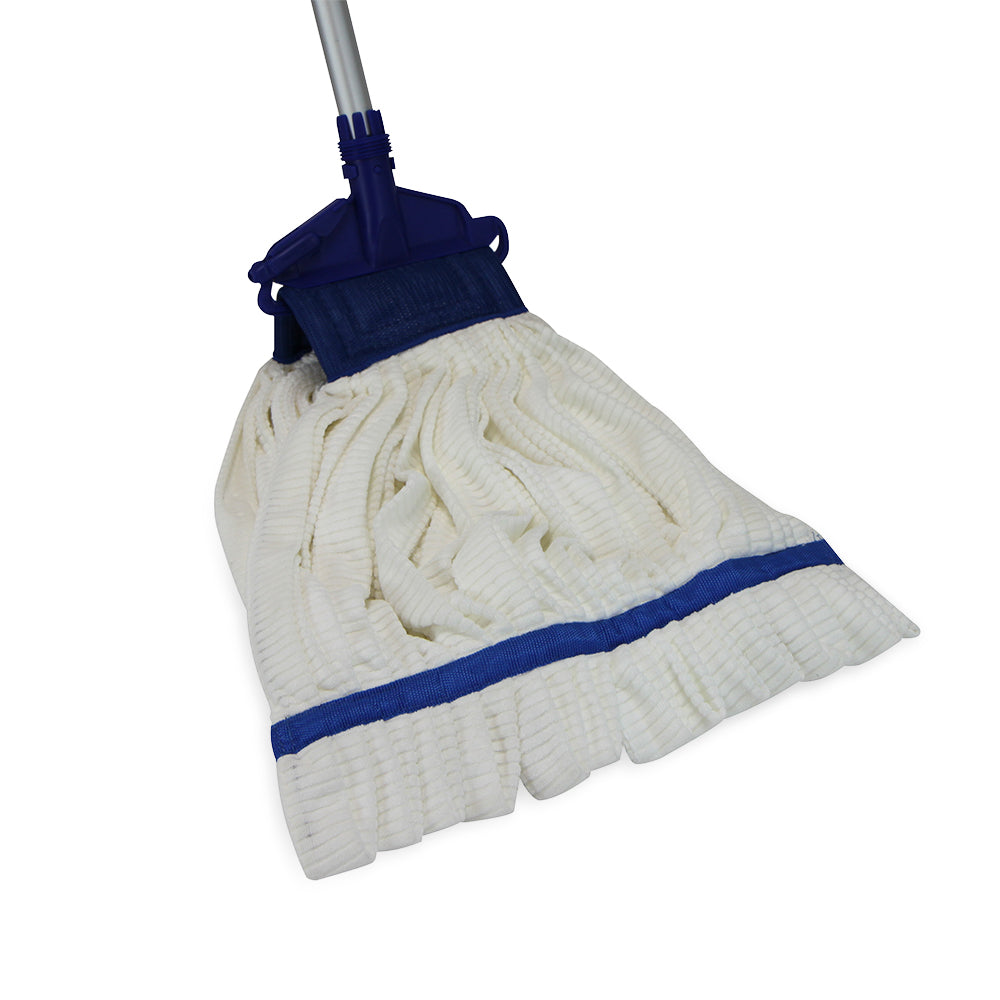 Hospeco® Microfiber Tube Mop, 11oz White, 12/Case (HOSM600011W-CS)