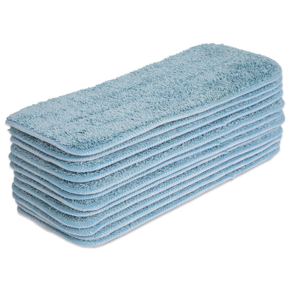Hospeco® Microfiber Flat Wet Mop, 13", Blue, Pack of 12 (HOSM830013B)