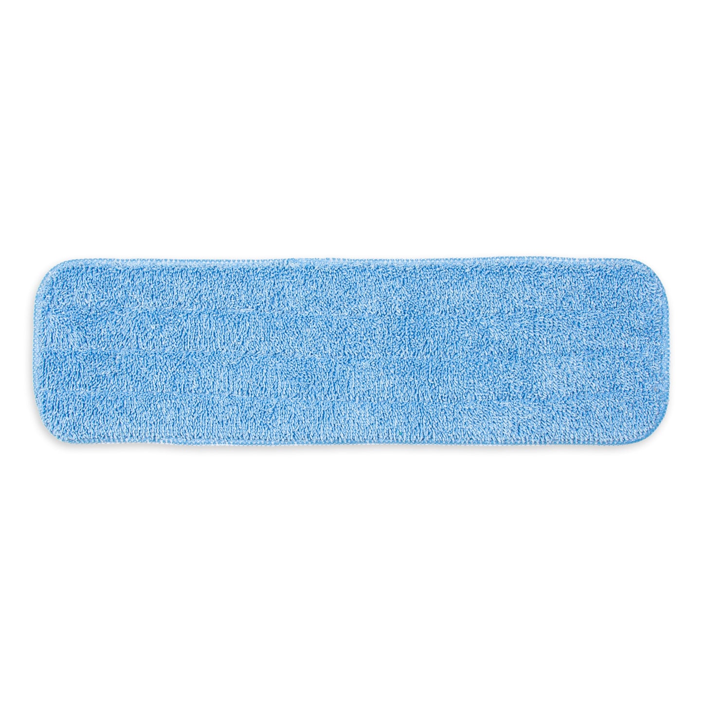 Hospeco® Microfiber Flat Wet Mop Pads Economy 18" Blue, 120/Case (HOSM830018B-F-CS)