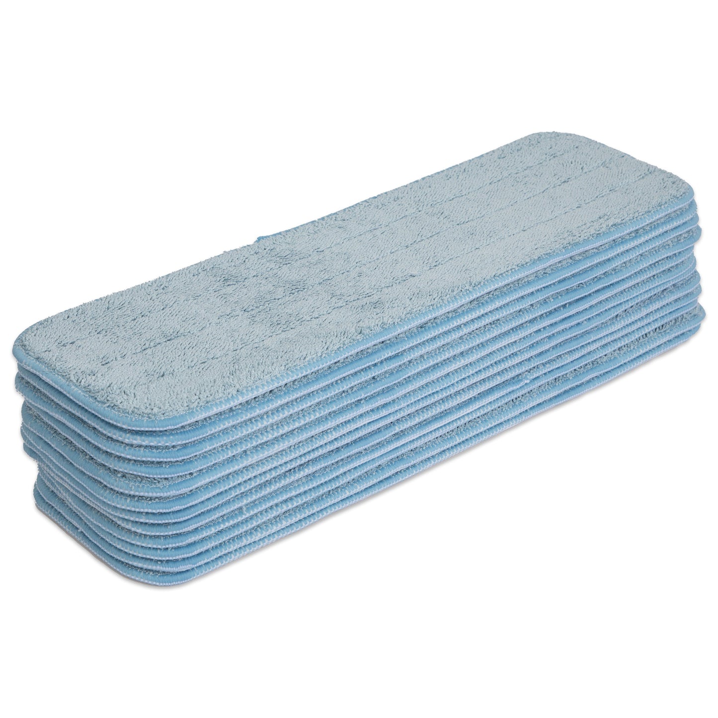 Hospeco® Microfiber Flat Wet Mop, 18" Blue, 120/Case (HOSM830018B-CS)