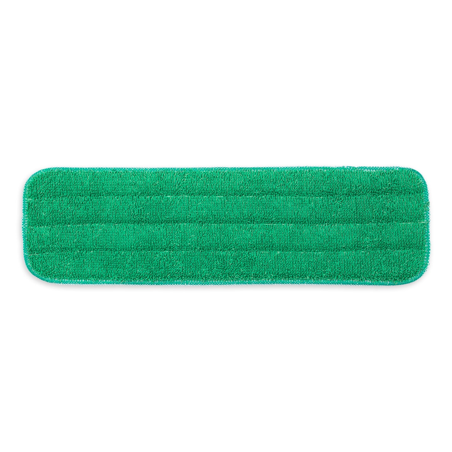 Hospeco® Microfiber Flat Wet Mop Pads Economy 18" Green, 120/Case (HOSM830018G-F-CS)