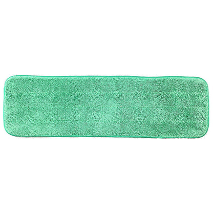 Hospeco® Microfiber Flat Wet Mop, 18" Green, 120/Case (HOSM830018G-CS)
